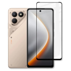 Скло захисне BeCover Tecno POVA 7 Neo (LJ6) Black (714920)