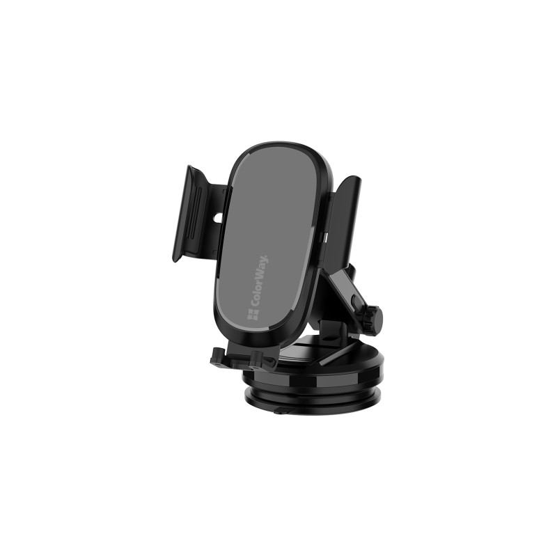 Універсальний автотримач ColorWay Dashboard Car Wireless Charger 15W Black (CW-CHAW037Q-BK)