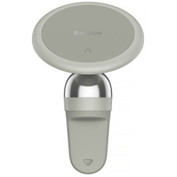 Універсальний автотримач Baseus Magnetic (на решітку) creamy-white (SUCC000102)