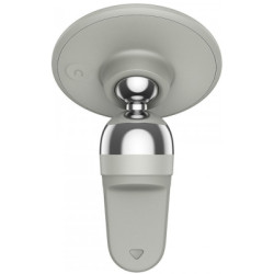 Універсальний автотримач Baseus Magnetic (на решітку) creamy-white (SUCC000102)