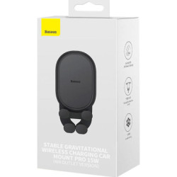 Універсальний автотримач Baseus Wireless Charge Pro 15W (SUWX030001)