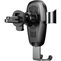 Універсальний автотримач Baseus Metal Gravity with technology Qi 10W (WXYL-B0A)