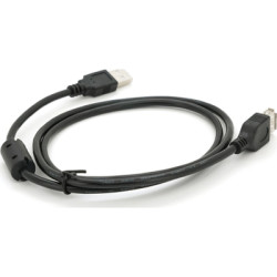 Дата кабель USB 2.0 AM/AF 1.0m ferrite black Voltronic (YT-AM/AF-1.0B)