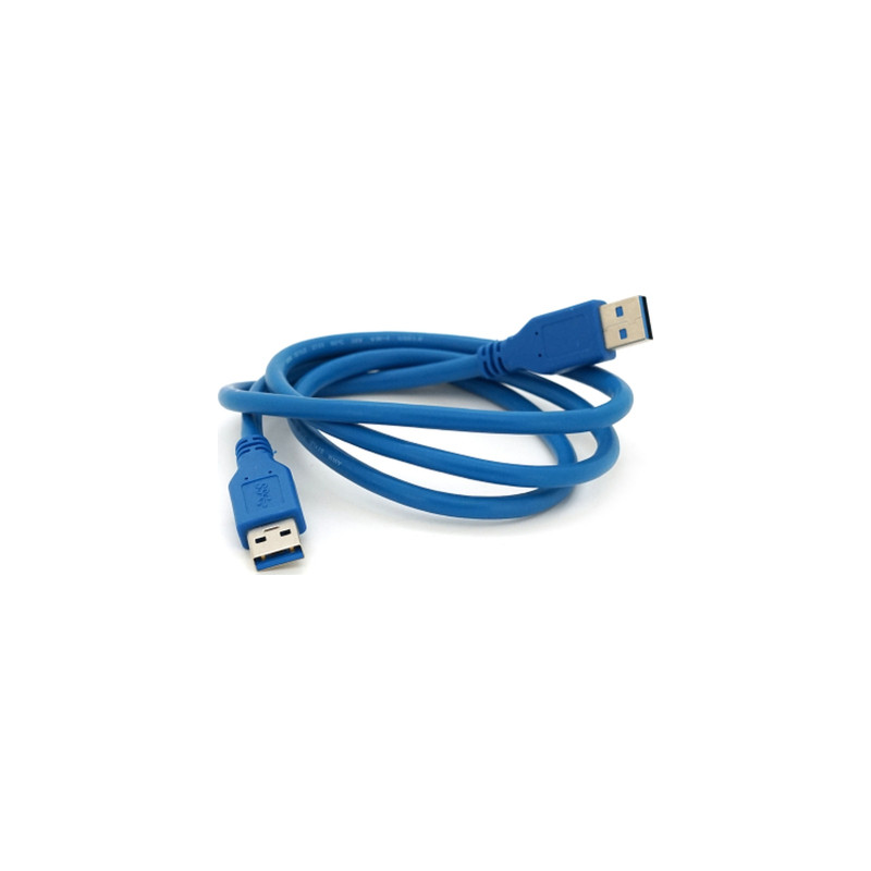 Дата кабель USB 3.0 AM/AM 1.0m Blue Voltronic (YT-3.0AM+AM-1.0)
