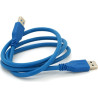 Дата кабель USB 3.0 AM/AM 1.0m Blue Voltronic (YT-3.0AM+AM-1.0)