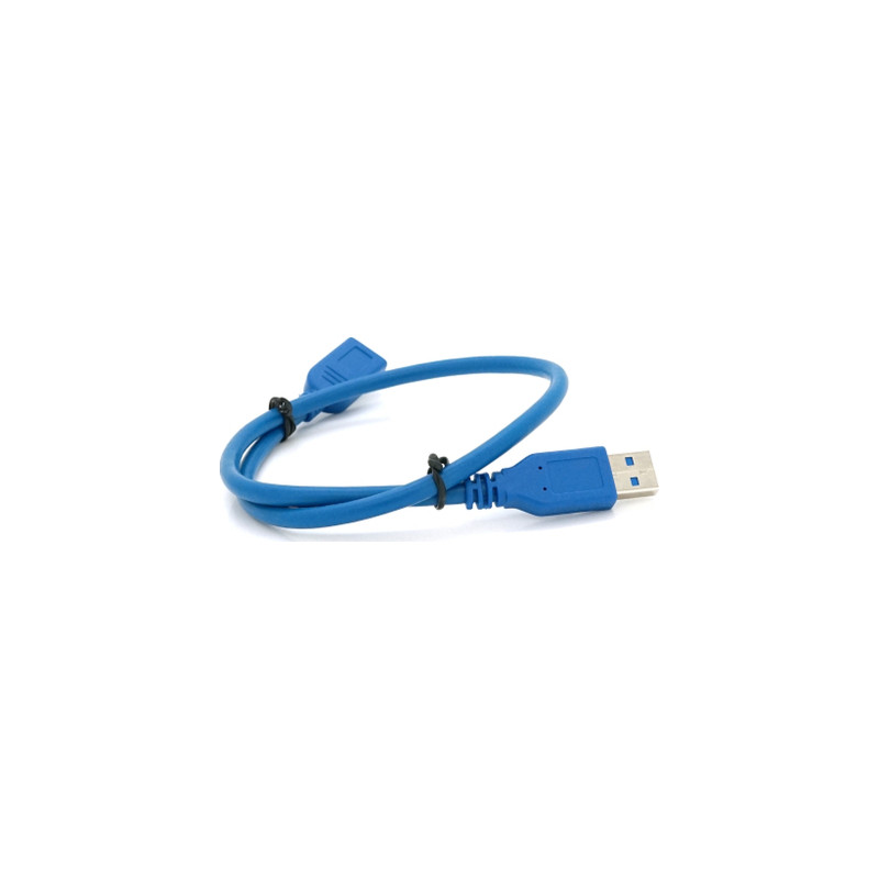 Дата кабель USB 3.0 AM/AF 0.5m blue Voltronic (YT-3.0AM\AF-0.5BL)