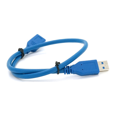 Дата кабель USB 3.0 AM/AF 0.5m blue Voltronic (YT-3.0AM\AF-0.5BL)