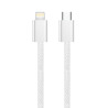 Дата кабель USB-C to Lightning 2.0m PD 27W braided gray ColorWay (CW-CBPDCL068-GR)