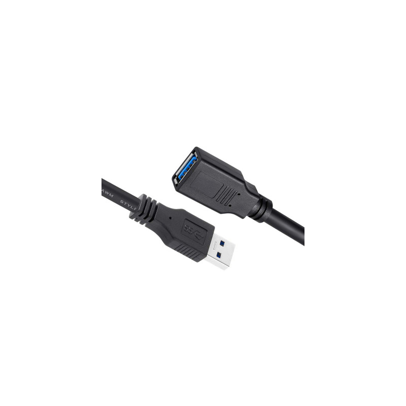 Дата кабель USB 3.0 AM/AF 1.8m black ColorWay (CW-CBUF075-BK)