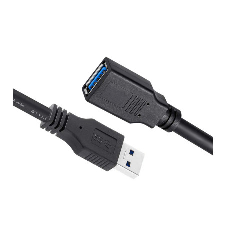 Дата кабель USB 3.0 AM/AF 1.8m black ColorWay (CW-CBUF075-BK)