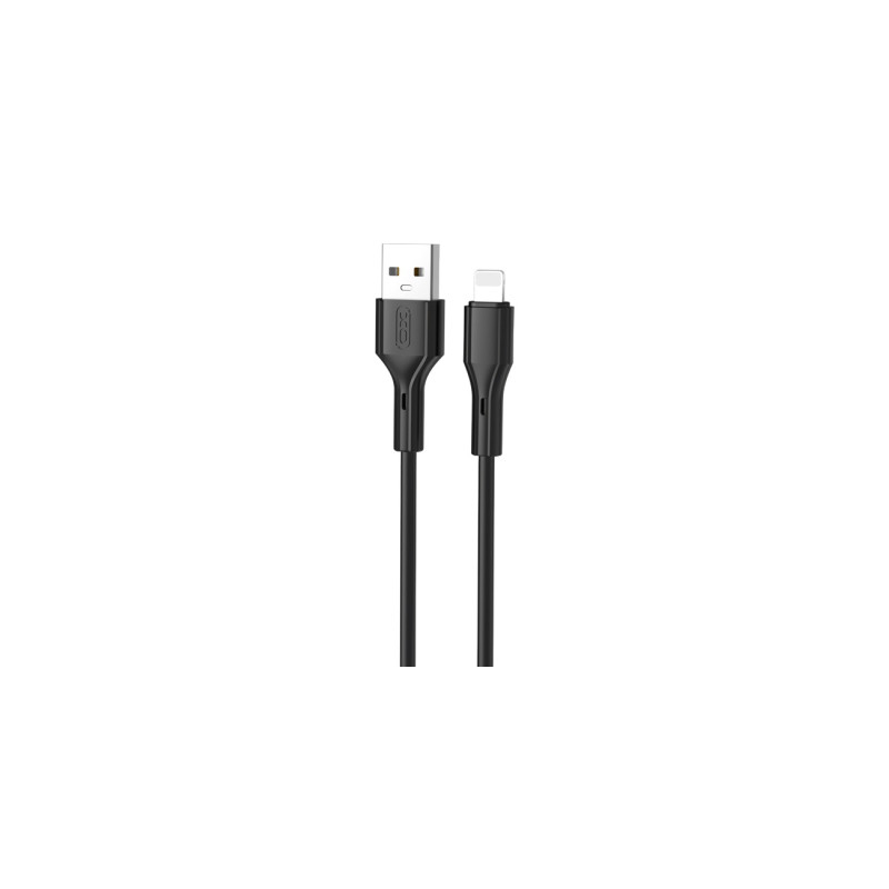 Дата кабель USB 2.0 AM to Lightning 1.0m black XO (NB230_L_Black)