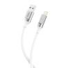 Дата кабель USB 2.0 AM to Lightning 1.0m 6A silicone white XO (NB251_L_White)