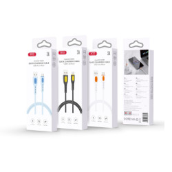 Дата кабель USB 2.0 AM to Micro 5P 1.0m black XO (NB280_M_Black)