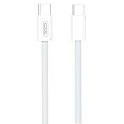 Дата кабель USB-C to USB-C 1.0m 60W white XO (NBQ260A_С_White)