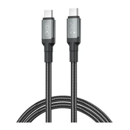 Дата кабель USB-C to USB-C 1.0m 240W black XO (NBQ264A_С_Black)