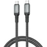 Дата кабель USB-C to USB-C 1.0m 240W black XO (NBQ264A_С_Black)
