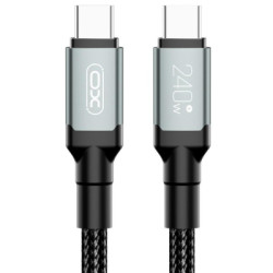 Дата кабель USB-C to USB-C 1.0m 240W black XO (NBQ264A_С_Black)