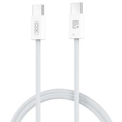 Дата кабель USB-C to USB-C 1.0m 60W white XO (NBQ273_C_White)