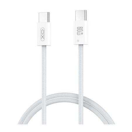 Дата кабель USB-C to USB-C 1.0m 60W white XO (NBQ273_C_White)