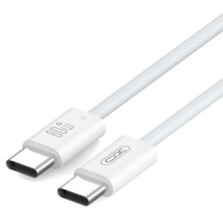 Дата кабель USB-C to USB-C 1.0m 60W white XO (NBQ273_C_White)