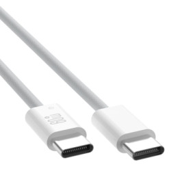 Дата кабель USB-C to USB-C 1.0m 60W white XO (NBQ273_C_White)