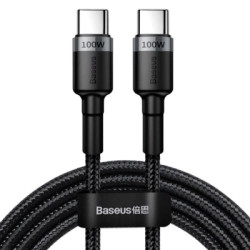 Дата кабель USB-C to USB-C 2.0m 100W 5A black-grey Baseus (CATKLF-ALG1)