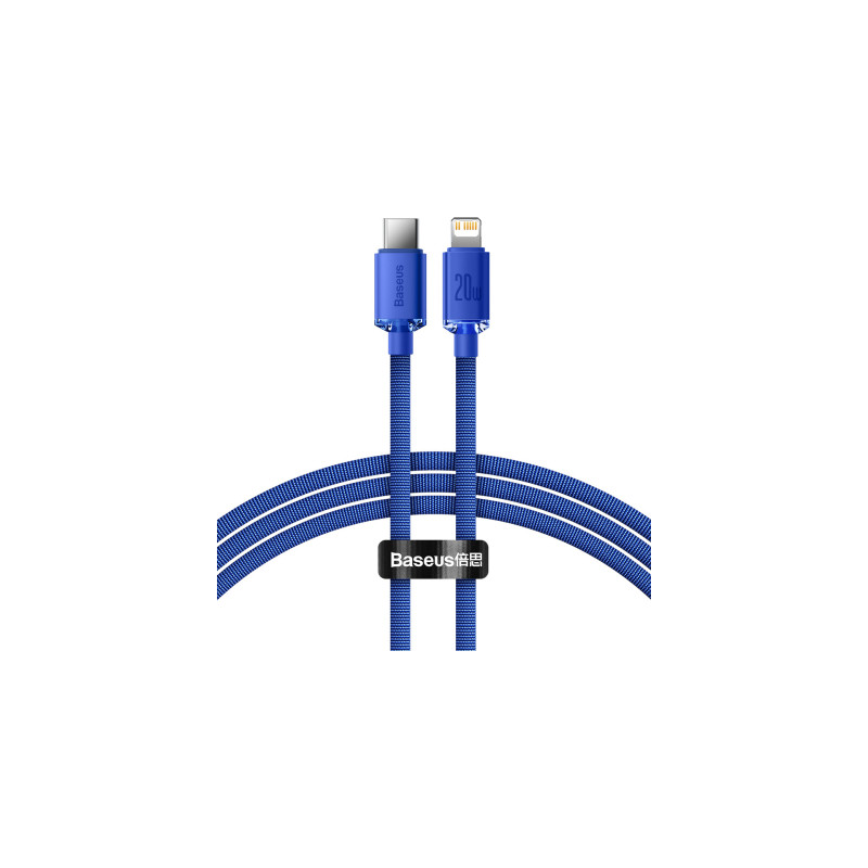 Дата кабель USB-C to Lightning 1.2m 20W blue Baseus (CAJY000203)