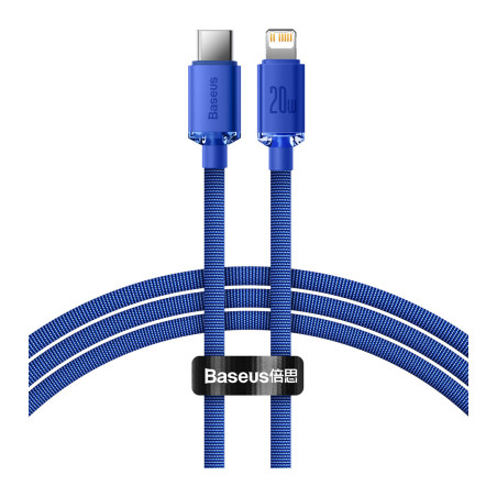 Дата кабель USB-C to Lightning 1.2m 20W blue Baseus (CAJY000203)
