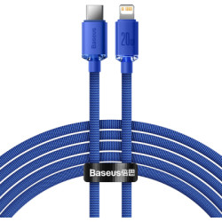 Дата кабель USB-C to Lightning 2.0m 20W blue Baseus (CAJY000303)