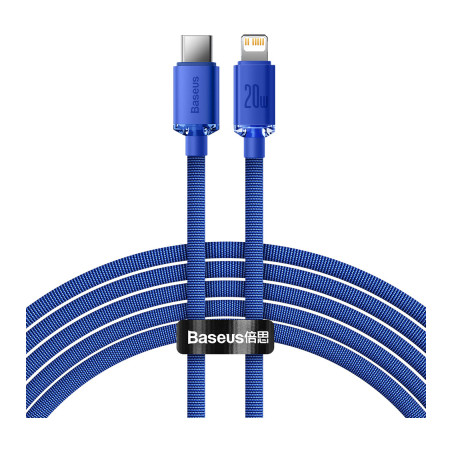 Дата кабель USB-C to Lightning 2.0m 20W blue Baseus (CAJY000303)