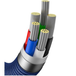 Дата кабель USB-C to Lightning 2.0m 20W blue Baseus (CAJY000303)