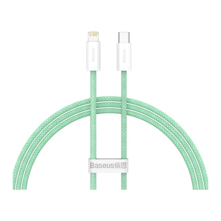 Дата кабель USB-C to Lightning 2.0m 20W green Baseus (CALD000106)