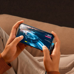 Дата кабель USB-C to Lightning 1.0m 20W 90° corner black/blue Baseus (CAVP000221)