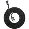 Дата кабель USB 2.0 AM to Lightning 2.0m 1.5A 90° corner black Baseus (CALMVP-A01)