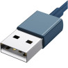 Дата кабель USB 2.0 AM to Lightning + Micro 5P + Type-C 1.5m 3.5A blue Baseus (CAMLTYS-03)