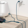 Дата кабель USB 2.0 AM to Lightning + Micro 5P + Type-C 1.5m 3.5A blue Baseus (CAMLTYS-03)