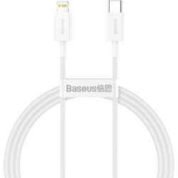 Дата кабель USB-C to Lightning 2.0m 20W white Baseus (CATLYS-C02)