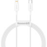 Дата кабель USB-C to Lightning 2.0m 20W white Baseus (CATLYS-C02)