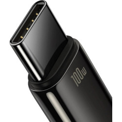 Дата кабель USB 2.0 AM to USB-C 2.0m 100W black Baseus (CAWJ000101)