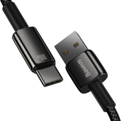 Дата кабель USB 2.0 AM to USB-C 2.0m 100W black Baseus (CAWJ000101)