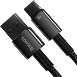 Дата кабель USB 2.0 AM to USB-C 2.0m 100W black Baseus (CAWJ000101)
