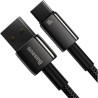 Дата кабель USB 2.0 AM to USB-C 2.0m 100W black Baseus (CAWJ000101)