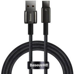 Дата кабель USB 2.0 AM to USB-C 1.0m 100W black Baseus (CAWJ000001)