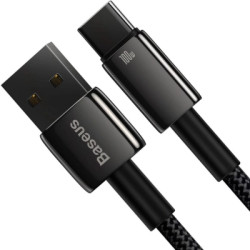 Дата кабель USB 2.0 AM to USB-C 1.0m 100W black Baseus (CAWJ000001)