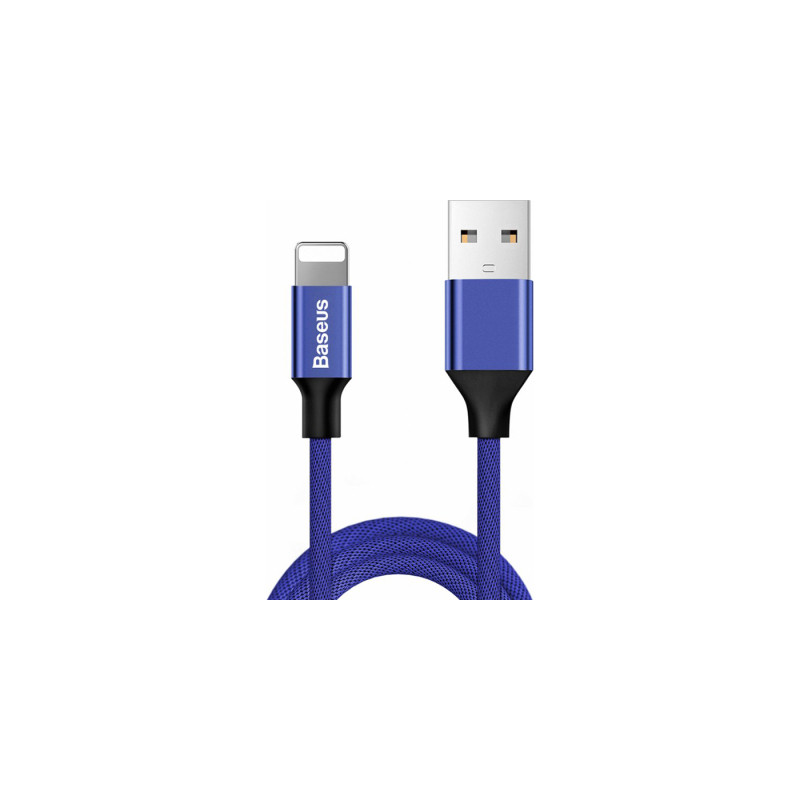 Дата кабель USB 2.0 AM to Lightning 1.8m navy blue Baseus (CALYW-A13)