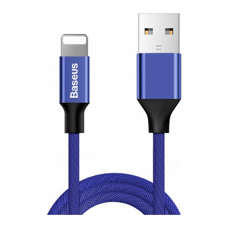 Дата кабель USB 2.0 AM to Lightning 1.8m navy blue Baseus (CALYW-A13)