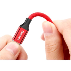 Дата кабель USB 2.0 AM to Lightning 1.8m red Baseus (CALYW-A09)