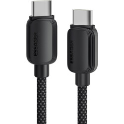Дата кабель USB-C to USB-C 1.0m 100W black Essager (EXCTT1-WL01-P)