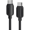 Дата кабель USB-C to USB-C 1.0m 100W black Essager (EXCTT1-WL01-P)