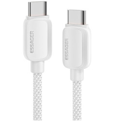 Дата кабель USB-C to USB-C 2.0m 100W white Essager (EXCTT1-WLA02-P)